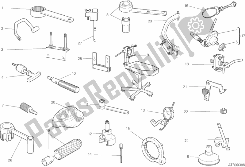 All parts for the Workshop Service Tools, Engine of the Ducati Scrambler 1100 Sport Thailand 2020